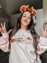 Load image into Gallery viewer, Cafecito y Pan Dulce Pink Sweatshirt