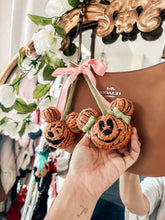 Load image into Gallery viewer, Pumpkin Cherry Keychain-ships mid to late July