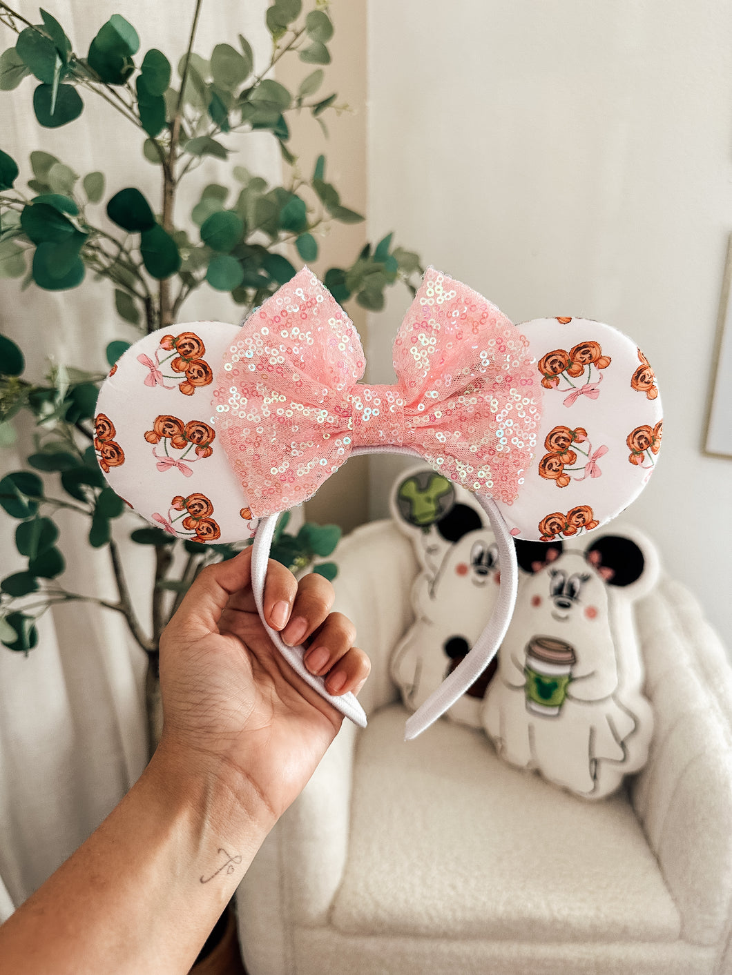 Pink Pumpkin Cherry Ears