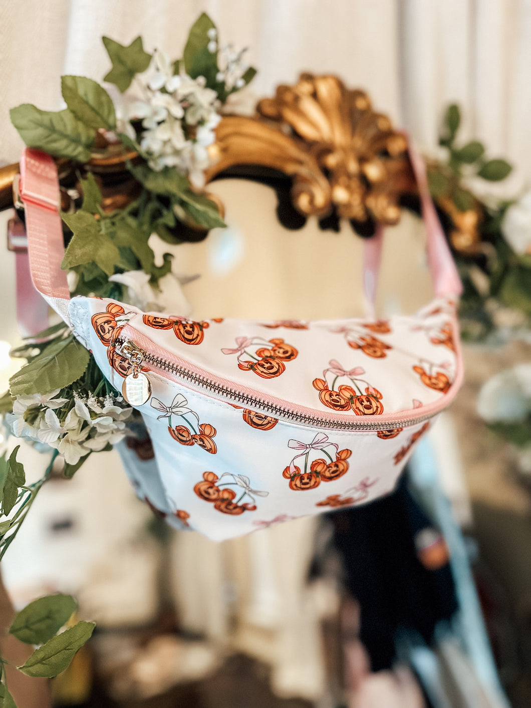 Pink Pumpkin Cherry Bag