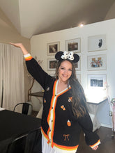 Load image into Gallery viewer, Halloween Cardigan Preorder-TAT mid to late July
