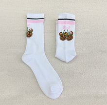 Load image into Gallery viewer, Pumpkin Cherry Socks-women
