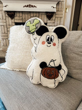 Load image into Gallery viewer, Boy Ghost Decorative Pillow -SHIPS early SEPT.
