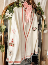 Load image into Gallery viewer, Pink Christmas Cardigan-ships MID/LATE NOVEMBER
