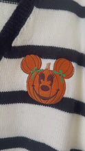 Load and play video in Gallery viewer, Pumpkin Girlie Cardigan-ships late Aug/early Sept.

